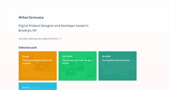 Desktop Screenshot of mihaicernusca.com
